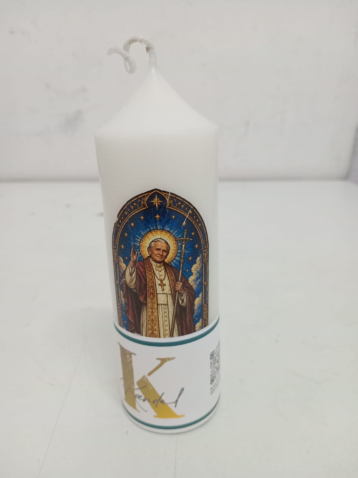 Pillar Candle St Jean Paul II